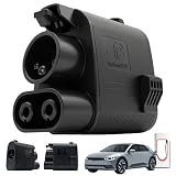 Amphenol NACS to CCS1 Adapter - UL 2252 Certified - Fast Charging up to 600A at Tesla Supercharger - Compatible with Ford, Rivian, GM, Volvo, Polestar EVs - Interlock Safety Lock - SAE J3400-1-