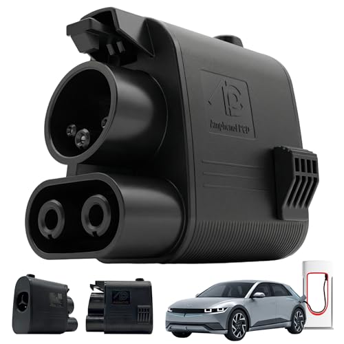 Amphenol NACS to CCS1 Adapter - UL 2252 Certified - Fast Charging up to 600A at Tesla Supercharger - Compatible with Ford, Rivian, GM, Volvo, Polestar EVs - Interlock Safety Lock - SAE J3400-1-