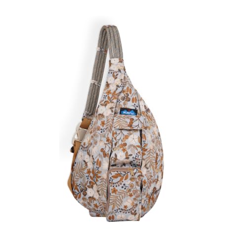 Image of KAVU Rope Sling, Water-Resistant Crossbody Bag | 600D Recycled Polyester, Water Resistant, 0.8 lbs | 22-44-In Strap, 2 Zip Compartments & Phone Pocket | Hiking & Travel