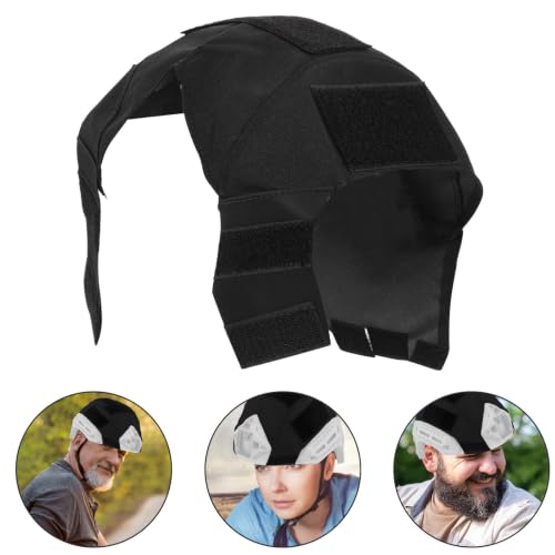 Funda para casco de nylon negro plegable GANAZONO resistente al desgaste 7