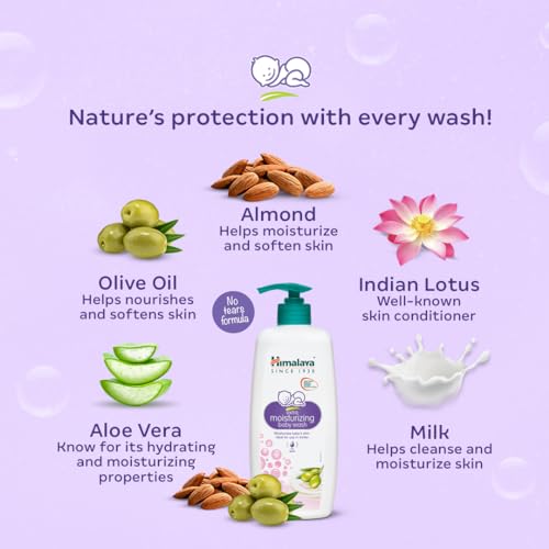 Image of Himalaya Extra Moisturizing Baby Wash, 200ml (Pack of 2)