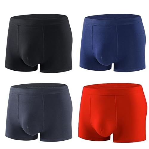 Octipa Men's Ultra-Absorbent Incontinence Boxer Briefs, Leak Proo Washable Reusable Incontinence Boxers for Men(B,XXXX-Large)