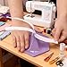 Zenirob 2Pcs Zipper Jig Tool for Zipper Pulls 4 Size #3#5,#7#8 Handy Zip Fastener Jig Installing Tool for Jeans, Dresses, and Jackets (Purple)