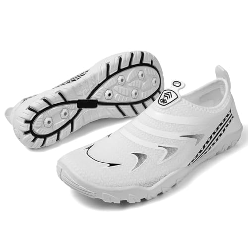 Barefoot Water Shoes for Men & Women | Quick-Dry, Wide Toe Box Aqua Socks for Swimming, Beach, Hiking, Yoga, Surf & Outdoor Sports