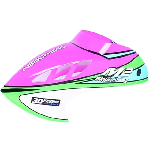 Canopy OMPHOBBY M2 V3 PRO d'origine OSHM2448, finition Plasma Pink premium
