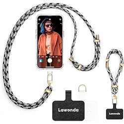 2 Pads Phone Lanyard Adjustable Crossbody Cell Phone Neck Strap