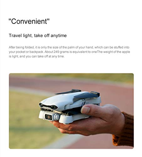 QUANXI Drone F10 com Câmera 6K HD, Drone Dobrável 5G FPV, WiFi Quadrocopter RC Grande Angular de 120