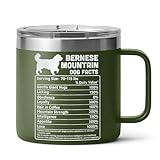 Limima Bernese Mountain Mug - Mothers Day Gifts for Bernese Mountain Lovers - Funny Facts Tumbler Cup 14 Oz