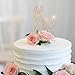 Mr and Mrs Cake Topper Rhinestone Crystal Metal Love Wedding Cake Topper Funny Bride and Groom, Gold