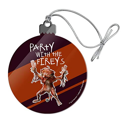Party with The Fireys Labyrinth Acrylic Christmas Tree Holiday Ornament