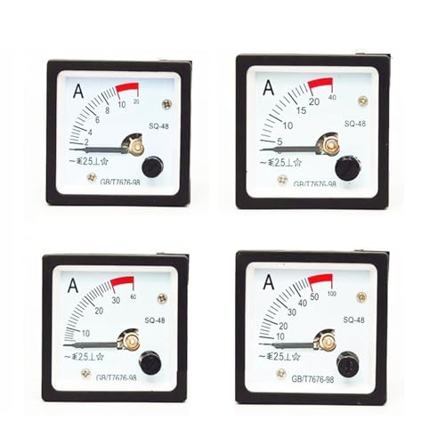Amperímetro analógico SQ-48 15A para cuadros eléctricos y paneles de control