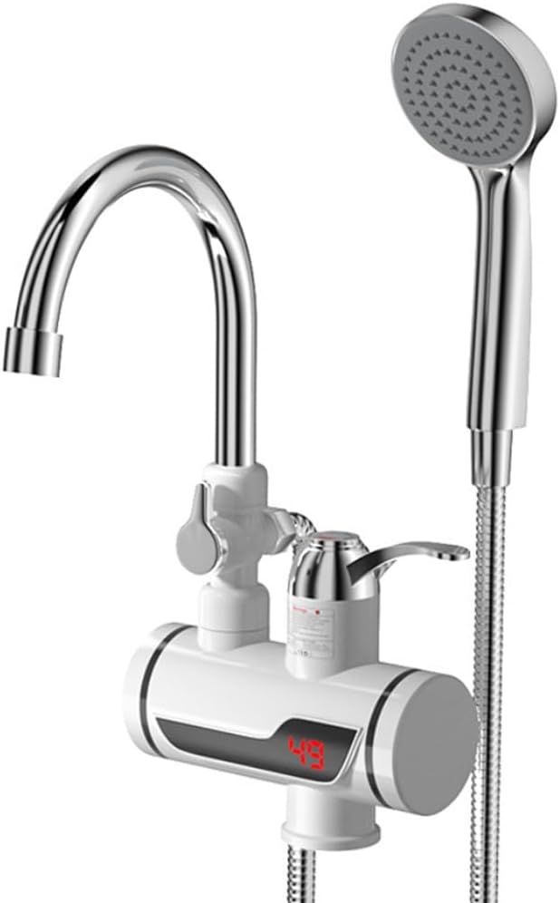 ALisasin Instant Electric Kitchen Water Heater Faucet with shower attachment