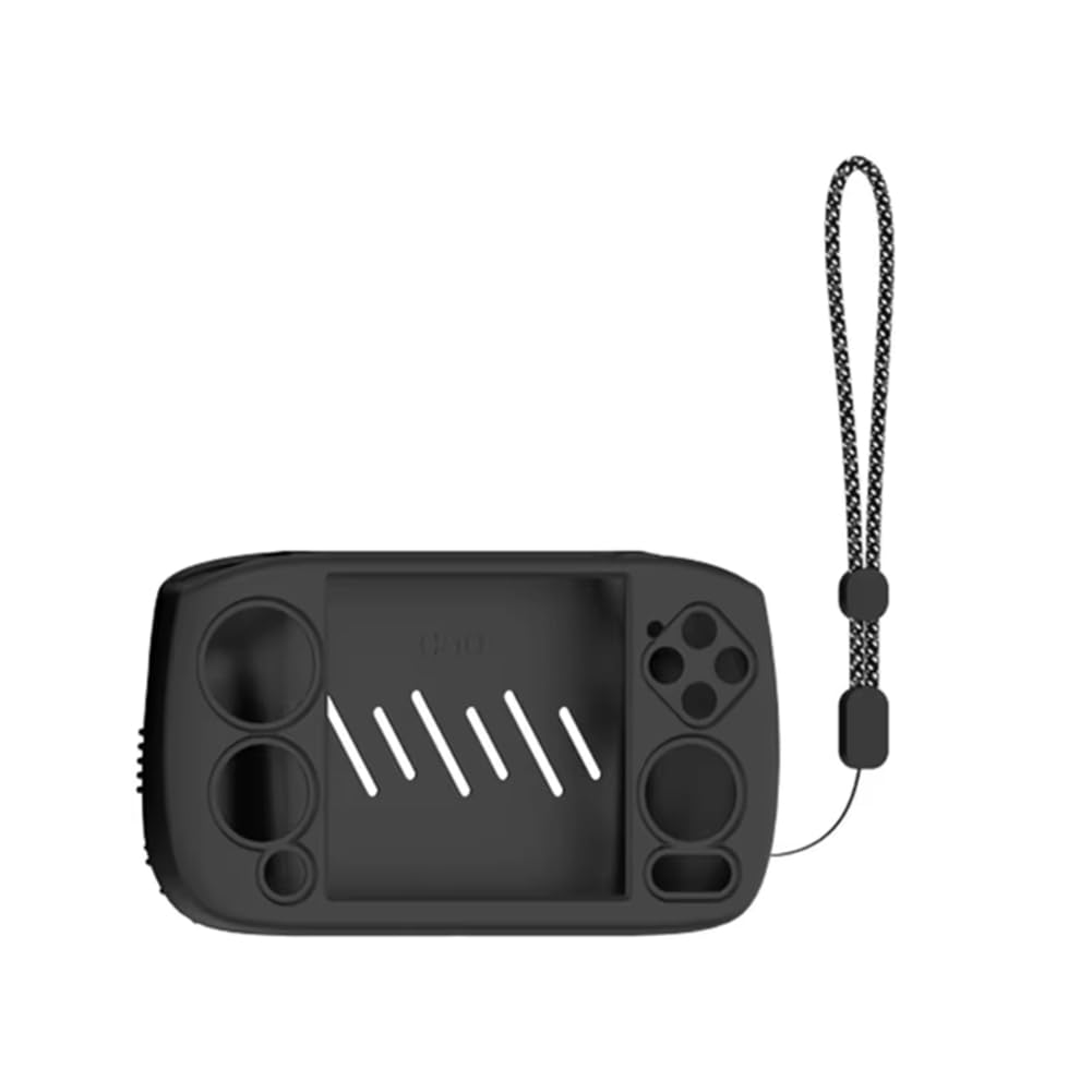 ciyeu Gamepad Housing with Lanyard Protector Cover for RG CubeXX Scratchproof Game Console Protective Case Black