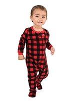 Algopix Similar Product 11 - Leveret Kids Pajamas Boys Girls Footed
