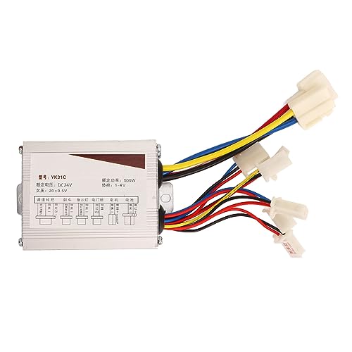 Uxsiya Controlador elétrico de bicicleta, controle de bicicleta sensível acelerador de polegar 24 V