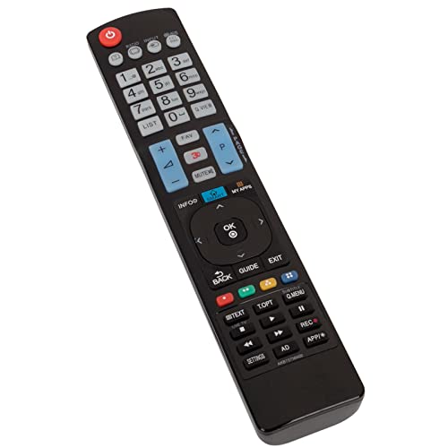VINABTY AKB73756502 Replacement Remote Control Compatible with LG LED LCD 3D TV 29LN460R 32LA6208 32LA6208AEU 32LA620S 32LA660 32LA6608 32LH510B 32LM620 32LM620S 32LM660 32LM660S 32LN570R - Image 2