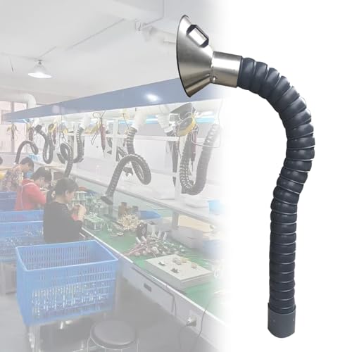 Bras d'extraction flexible industriel à capot orientable - 2