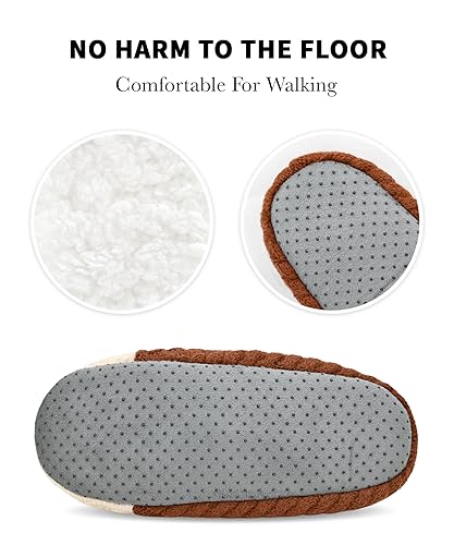 Image of DICUIRD Womens Animal Slipper Socks Non Slip Gripper House Slippers