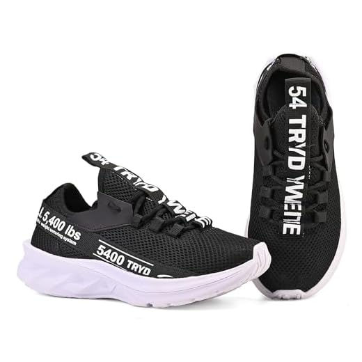 Tênis Para Treino Academia Caminhada Corrida Tryd 5400 Leve (Preto/Branco, BR, Adulto, Numérico, 36)