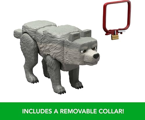 Mattel Minecraft Action Figure & Accessories Set, 3.25-inch Dennis The Wolf Posable Character Collectible Inspired by A Minecraft Movie - image 5