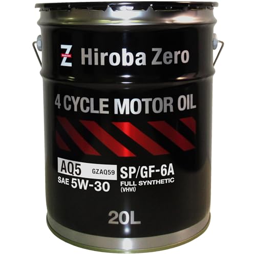 ヒロバ・ゼロ 車用 モーターオイル 全合成油/100%化学合成油 [5W-30/SP/GF-6A]...
