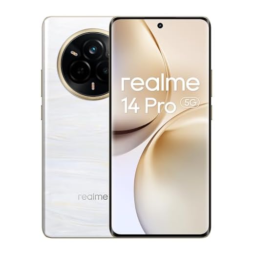 realme 14 Pro 5G Smartphone,Dimensity 7300 5G,Fotocamera 50 MP IMX882 OIS,120Hz 6.77" FHD+ Display,8GB+256GB Telefono,Batteria da 5260 mAh,Dual SIM Android 15,NFC IP69,Senza Adattatore,Bianco
