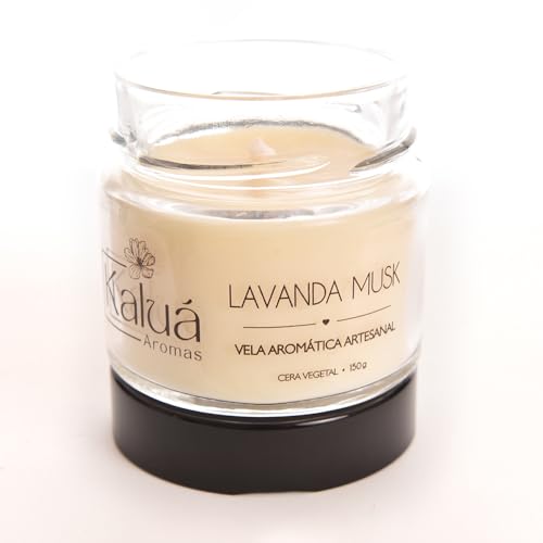KALUÁ AROMAS, VELA PIANEZZA LAVANDA MUSK