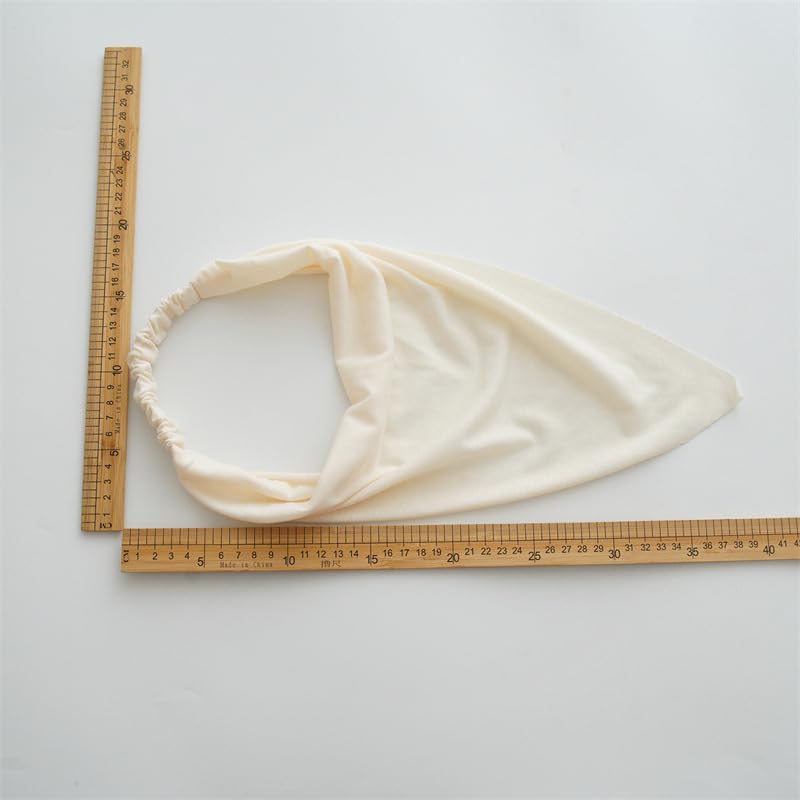 Miniatura 4 de Pañuelo largo para mujer, diadema grande tipo bandana para mujer, bufanda bohemia con pelo