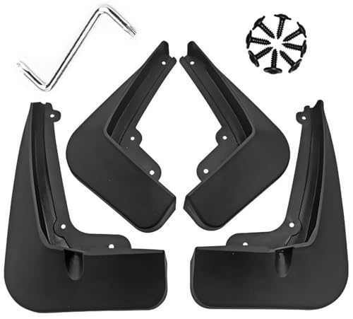 Image of Mud Flaps Mud Guards Fit for Chevrolet Equinox 2017-2022, Front & Rear Mud Splash Guards Accessories - 4 Pc, Black, LAN-Equinox 17-22