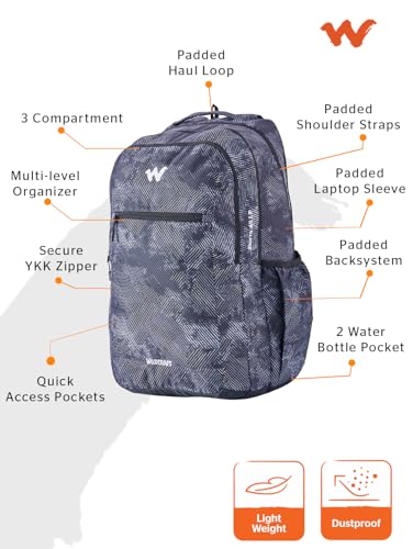Image of Wildcraft Backpack Sierra 45 LP Backpack Travel Casual Office College for Men And Women