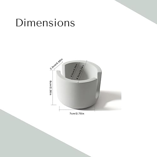 Miniatura 9 de Selegna Diatomite - Organizador de fregadero de cocina de secado rápido (marrón, pequeño, 0.42 libras), estante de secado absorbente para esponja de