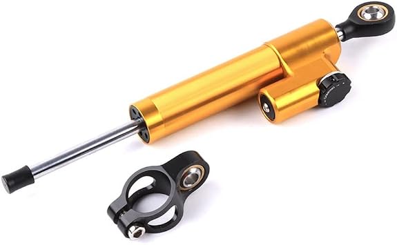 Directional Stabilize Dampers Motorcycle Shock Absorber Steering Damper CNC Steering Damper Electric Scooter For ScootersGolden black