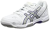 asics dedicate gel 5 Schuhe ASICS Gel-dedicate 3 Clay, Damen Tennisschuhe, Weiß (white/royal Blue/silver 0143), 42 EU (8 UK)