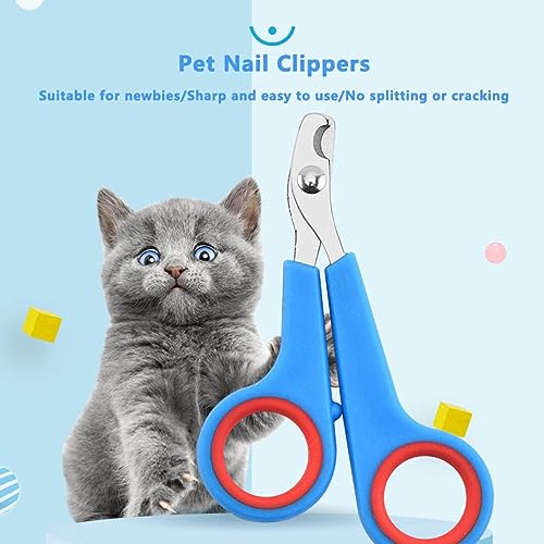 OWKAY Acier Inoxydable Pet Grooming Nail Clippers Small Dog Cat Dog Nail Clippers Cat Nail Scissors Pet Supplies Accessoires - Image 3