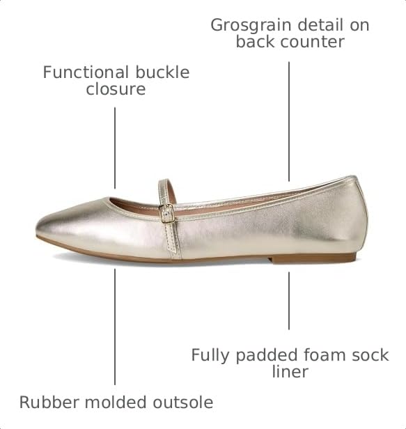 Image of Cole Haan Women's Yelena Mary Jane Ballet Flat