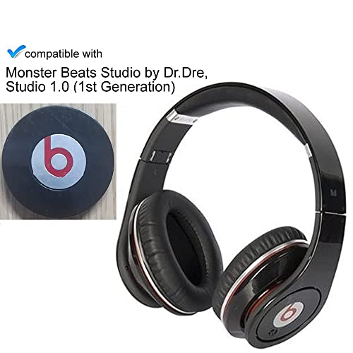 Learsoon Replacement Repair Part Battery Cover Compatible With Beats By Dre Studio1.0 (1St Generation) Headphones (Black) #TOP2