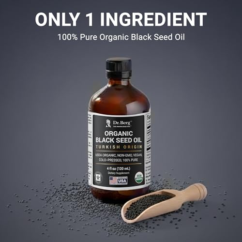 Dr. Berg Nutritionals DRBS-001 Black Seed Oil Supplement