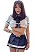 Produktbild Pengsstyle Sexy Schulmädchen Kostüm Outfit, Damen Sexy Dessous uniform Set, Anime Schuluniform Mädchen Cosplay Outfit, Einheitsgröße, Blau