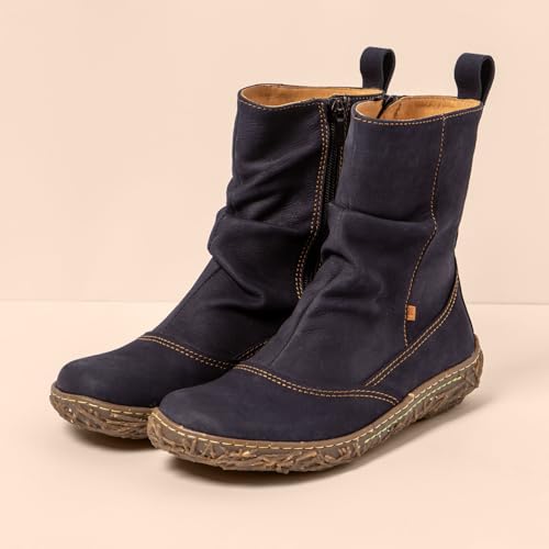 El Naturalista Para Mujer. 2N7223NFE505_0B0 Botines De Piel N722 Pleastant Marino (39), 1 A 3Cm, Cremallera, Casual - 5