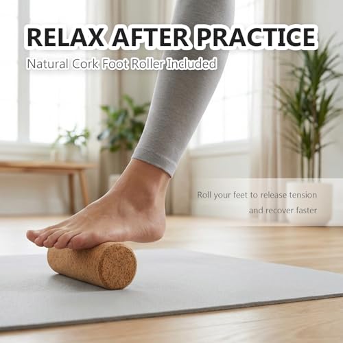 Craftspire Sadhu Board Set, Wooden Board with 10mm Nail Spacing & Galvanized Nails, Acupuncture Foot Massage Tool for Standing, Yoga, Mindfulness & Meditation, Gift Box, Storage Bag & Cork Roller by Craftspire - Image 5
