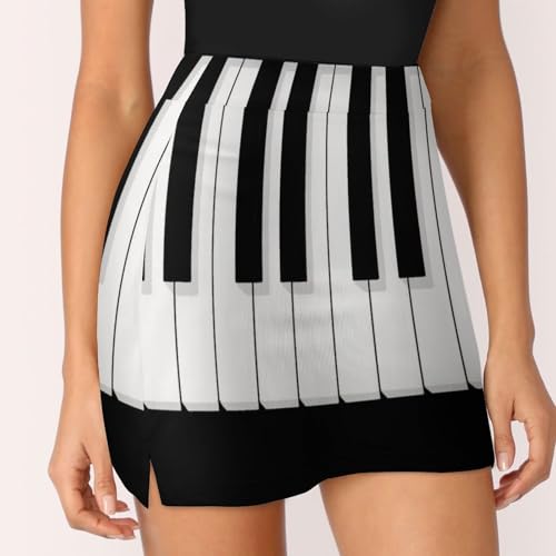 Women Girl's Boho Skorts Running Skort Club Skirt4