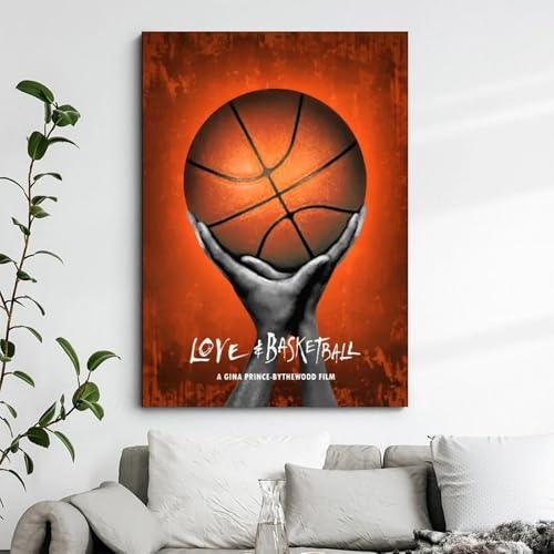 Toile graffiti love et basketball haute definition grand format - 4