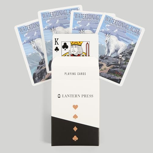 Baraja de 52 cartas tamaño póker Lantern Press miniatura 6