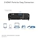 Epson Pro EX9270 Wireless 1080p 3LCD Projector 4,100 Lumens Color and White Brightness, Apple AirPlay, Miracast, Stream from Phone or Laptop, 2 HDMI Ports, 1.6x Optical Zoom, Built-In Speaker