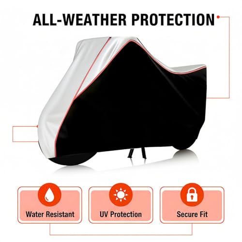 Image of Stylish Water Resistant Scooty Body Cover Compatible with Jupiter 125 & All Models | UV Protection, Dustproof, Heat Resistant, Two Wheeler | New All Weather Protection, Dust & Rain