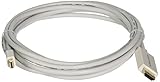 Monoprice 109475 10-Feet 32AWG Mini Display-Port HDMI with Audio Cable, White