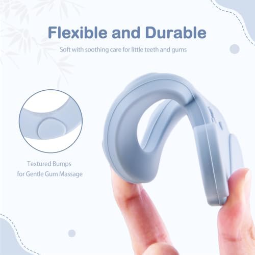 Baby Teether Toys Food Grade Silicone BPA Free 3-24 Months — 사진 4