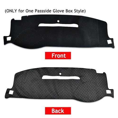 Housse de tableau de bord pour Chevrolet Silverado et GMC 2007-2014