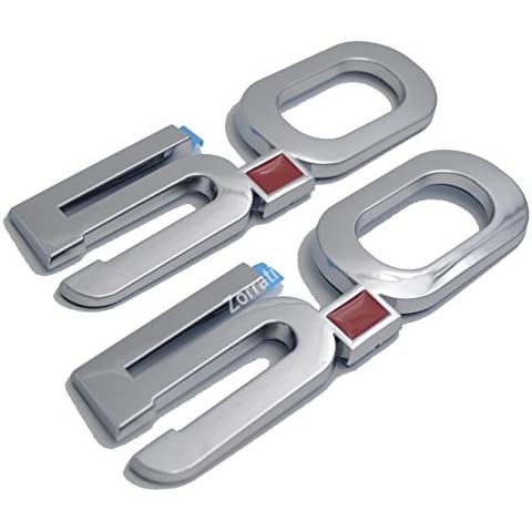 zorratin 2PCs(pair) 2015 2016 (latest) New Chrome Fender Door Side Emblem Badge Name Plate for Ford Mustang GT 5.0 Cover