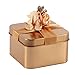 Produktbild OurLeeme Mini-Geschenkboxen mit Verpackung, Vintage Floral Elegante Pralinenschachtel Zarte dauerhafte Schokoladenkeksdose Beste für Hochzeiten, Geburtstage, Weihnachten (Platz)
